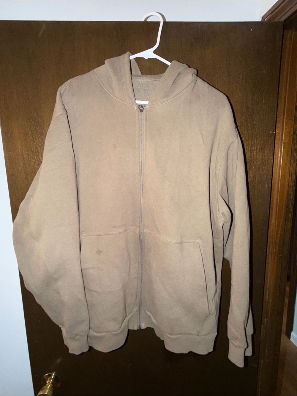 Lululemon Olive Zip-Up Hooded Sweatshirt